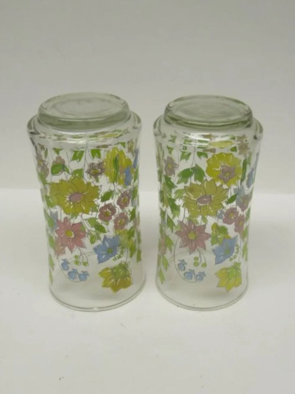 2 - Corning Ware Corelle MEADOW 5 1/4 Inch 10 Ounce All Over Pattern Tumblers